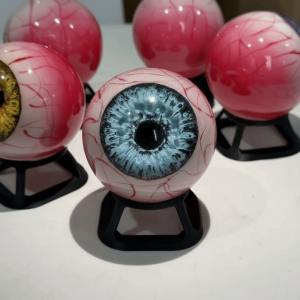 SUNSHINEQ Hyper-Realistic Eyeball Ornament Resin 3D Monster Eye Prop Scary Multicolor Halloween Sculpture Halloween