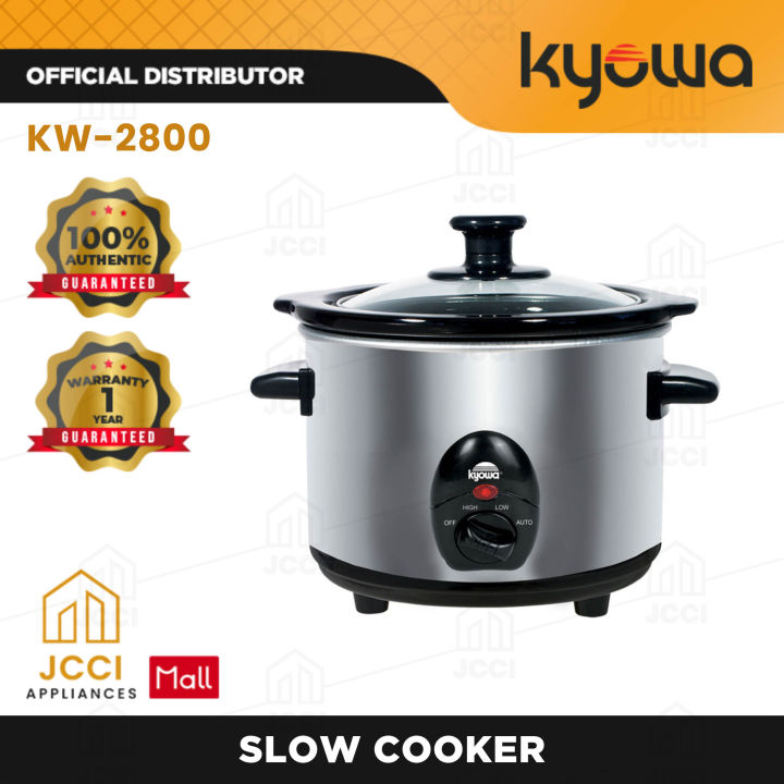 Kyowa Round Slow Cooker 1.5 lts. Original with 1 Year Warranty KW2800