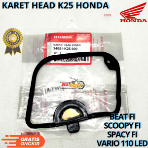 Karet head  KOJ untuk motor BEAT FI SCOOPY FI SPACY FI VARIO 110 LED.AHM berkualitas original asli ori dan presisi