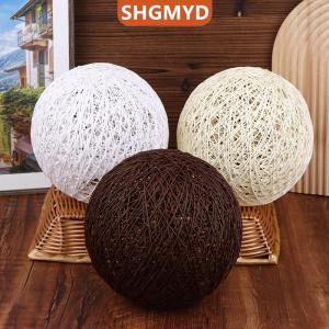 [COD] SHGMYD SPORTS โคมไฟหวายทรงกลมขนาดเส้นผ่าศูนย์กลาง20ซม.