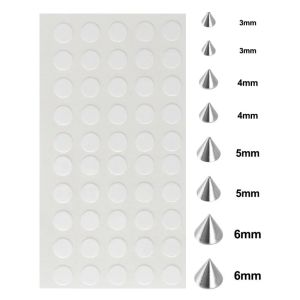 8ชิ้นเล็บไม่ใช่เจาะสติ๊กเกอร์ติดริมฝีปากกาวนำกลับมาใช้ใหม่กันน้ำริมฝีปากปลอมเล็บคิ้วห่วงสแตนเลสเจาะจมูกและหูร่างกายท้องกระดุมเครื่องประดับ