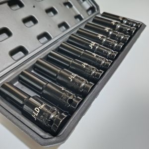 JLD Kunci Shock Impact 1/2" 8-24mm 6pt Chrome Panjang / Mata Shock / mata shock impact panjang