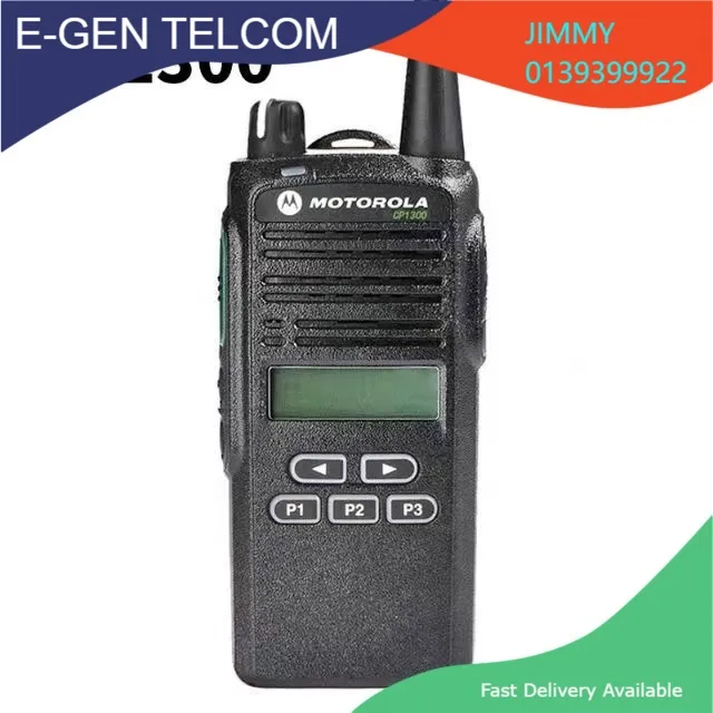 REFURBISHED MOTOROLA CP13OO UHF 99 CHANNEL EXPLOSION TYPE WALKIE TALKIES