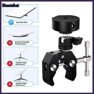 [Heartsbat] For Starlink Mini Mount Mini4 RV Fence Outdoor Mobile Bracket Adjustable Angle Clamp Adapter