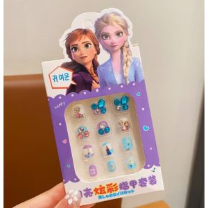 SG Fake Nails Set Artificial Nails Press On With Sticker & Glue
