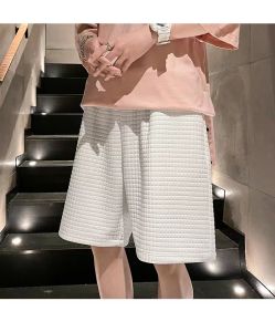 #027#XL-5XL#พร้อมส่ง#กางเกงขาสั้นผ้ายืดผู้ชายกางเกงขาสั้นเอวยาวยืดแฟชั่นเกาหลีผ้าใยสังเคราะห์เนื้อผ้าระบายอากาศได้ดี