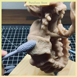 [PureZone] Texture Tool Sets For Clay Art Oval Clay Modeling Pattern Rollers Kit Clay Texture Rolling Emboss Plaids Hand Rollers Modeling Sticks For DIY Crafts (Single Head Double Head)