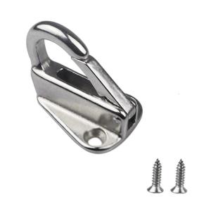 316 Stainless Steel for Fender Hook Spring Hook Snap Attach Rope Marine Fending Hooks Marine Hardware