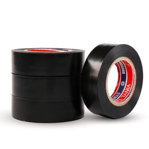Black Electrical Tape Flame Retardant Insulation Electrician Wire High Voltage PVC Waterproof Self-adhesive Tape