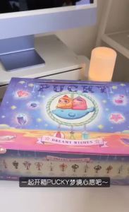 POPMART PUCKY Dreamy Wishes Series plush Cute Figures pop mart blind collection action figure decorative gift toy