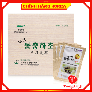 Đông trùng hạ thảo hàn quốc Bio chính hãng hộp 60 gói x 30ml - Tăng thể lực phòng ung thư tranglinh
