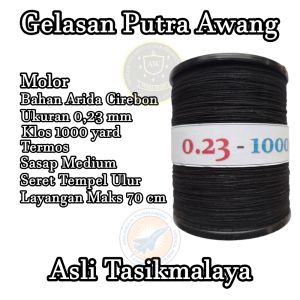 Gelasan Layangan Tasik Putra Awang Size 023 mm Klosan 1000 yard Termos Halus Arida