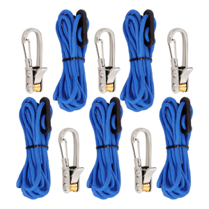 NOBLELYN Roller Rope Tensioner Set Heavy-duty Knot-Free Locking Tie-Down Tool Easy Operation Cable Puller for Camping Boating