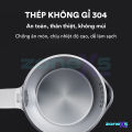 Ấm đun nước siêu tốc Xiaomi MIJIA 1A - Bình đun nước Xiaomi 1A - Ấm siêu tốc Xiaomi - Đun sôi siêu tốc, bảo vệ quá nhiệt, chống nóng 2  lớp. 