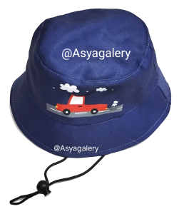 Topi Bucket Anak karakter Superhero Usia 2-6 Tahun