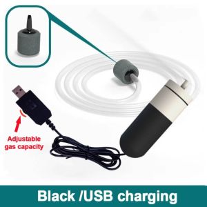 MIRELINA mini Bơm nước cho cá Im lặng Sạc USB Bơm khí oxy Bền bỉ 5V 1W Máy nén khí Bể cá