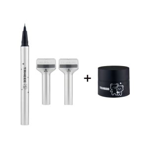 G7 Bút kẻ mi dưới & kẻ mắt eyeliner 3in1 kèm khuôn in mi dướimàu mực sắc nét lâu trôi bền màu GA625