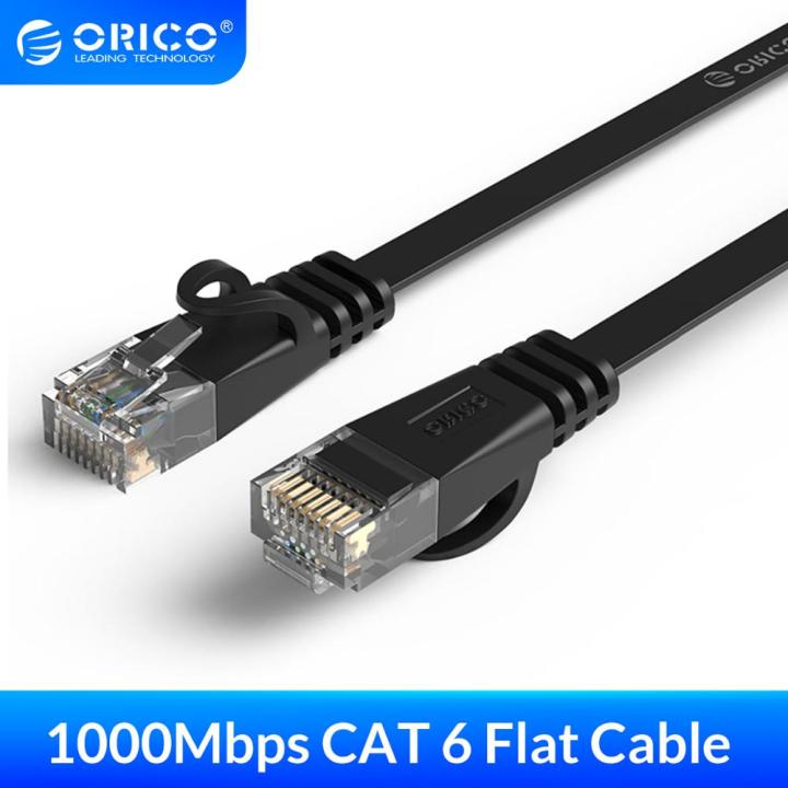 ORICO สายสายเคเบิลอีเทอร์เน็ต CAT6สาย Lan CAT 6 RJ45 250MHz 1000 Mbps ...