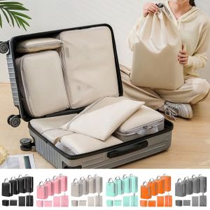 VALUEPULSE Compressed Travel Storage Bag Set Large Capacity Three Piece Set Makeup Bag Portable Home Organizer Cosmetics Bag Home