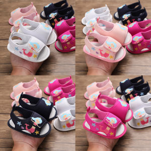 Female baby single shoes female baby shoes Cartoon Fish Shoes Breathable Soft Shoes Mesh Bottom Cute Shoes