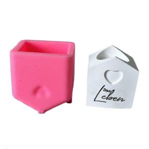 Silicone Molds Small House Candlestick Molds Holder Molds Plasters Molds Castings Mould FOR Home Decoration