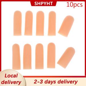[COD] SHPYHT Local delivery Ship within 24 hours 10pcs set Silicone Gel Tube Hand Bandage Finger Protector Pain Relief Thumb Cap