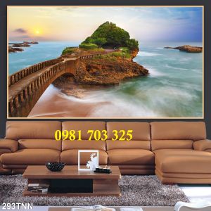 Tranh gạch đẹp phong cảnh cao cấp 3d trang trí