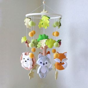 Treo nôi kích thích thị giác cho trẻ sơ sinh từ 0 - 6 th { Miễn phí thêu tên bé} Mẫu 1