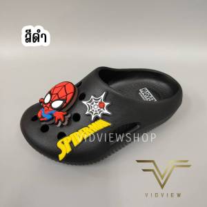 VIDVIEW !!ลดสนั่น!! รองเท้าหัวโตเด็ก มีไฟกระพริบ Opta MN61 / MA45 มินนี่เม้าส์ / สไปเดอร์แมน เบอร์ 25-30