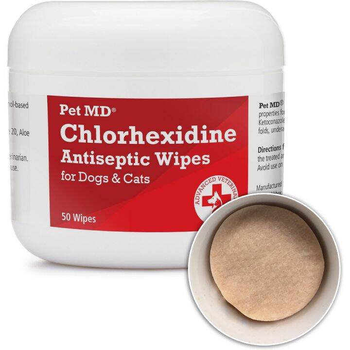 Chlorhexidine wipes for cats hotsell