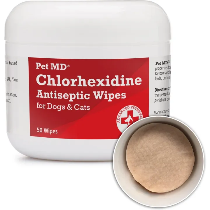 Chlorhexidine wipes for dogs petsmart best sale