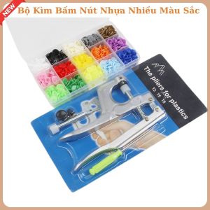 Bộ Kìm Bấm Nút Nhựa Nhiều Màu Sắc Tiện Dụng