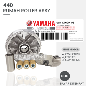 44D RUMAH ROLLER ASSY XEON / RUMAH ROLLER XEON KARBU / RUMAH ROLLER SET XEON RC / XEON GT 125 / RUMAH ROLLER XEON LAMA / YAMAHA XEON / CVT / PULY / ROLLER / KLEMAN / SLIDER / BOS RUMAH ROLLER