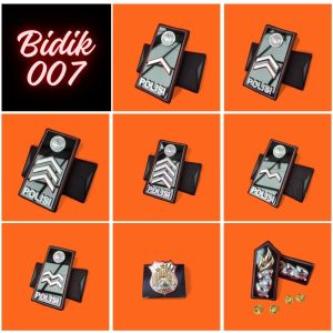 Pangkat Bintara pdh Polri list Bordir Bripda Briptu Brigadir Bripka Aipda Aiptu