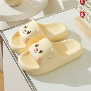 [Free Shipping] Butter Bear Cartoon Slippers For Women Summer EVA Non-Slip Home Thick-Soled Cute Slippers For Girls Suitable For Outdoor Wear