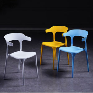 Ghế ăn hiện đại nhà bếp nhựa PP đúc nguyên khối nhiều màu ghế cafe Ghế ban công ghế sân vườn Ghế nhựa cao cấp GAN003