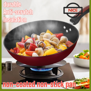 Diamond Less Smoke IndoStar Household NonStick Frying Pan Uncoated Business Frying Pan