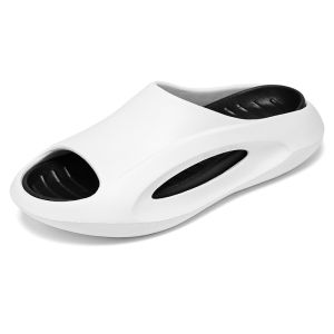 [Free Shipping] Summer Outdoor Wear Simple Soft-Soled Slippers One-Strap Design Thick Sole Detachable And Suitable For Indoor Use