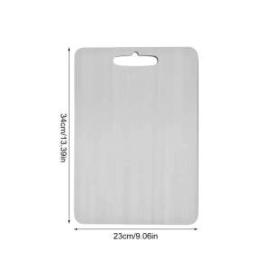 ✅【Local delivery】✅ Stainless Steel Panel and Chopping Board Kitchen Household Thickened Double Sided Cutting Board Block Kneading Dough Board