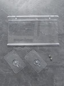 ✨ Boutique Recommend ✨ Acrylic U Type Storage Rack Wall-Mounted Partition Punch-Free Wall Single Shelf Kitchen Bathroom Storage Rack CQ home