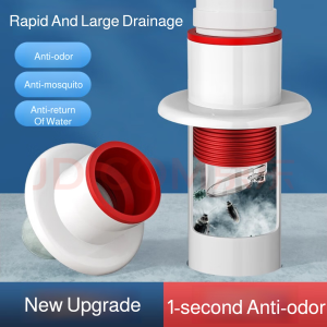 Floor Drain Seal Practicality Deodorizer Leak-proof 50 Mm Tube Reverse Odor U-shape Durable
