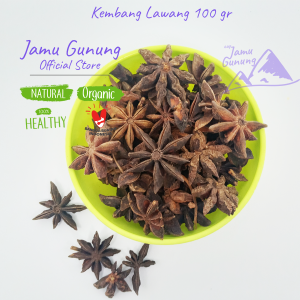 Kembang Lawang 100gr atau Bunga Lawang (Star anise) - Grade A Harum