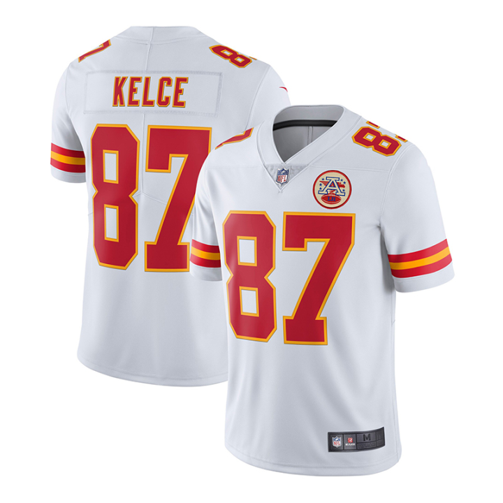 Kansas City Chief Chiefs Football uniform No.87 Travis Kelce jersey