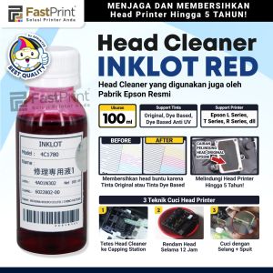 Head Cleaner Epson Original Cairan Pembersih Inklot Red