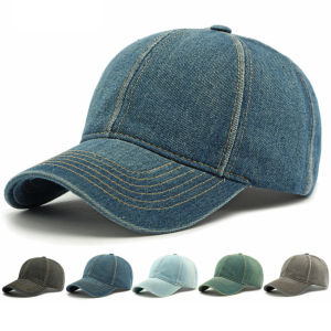 HT4751 Mũ bóng chày Mùa xuân mùa hè Mũ denim cho nam giới nữ 6 tấm Mũ Snapback Giặt bông Nam nữ Mũ bóng chày có thể điều chỉnh2026