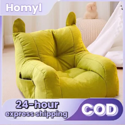 Kids Bean Bag Chair Leisure Lazy Sofa Cartoon Stuffed Soft Floor Sofa Floor Chair for Apartment Dorm Bedroom Gaming