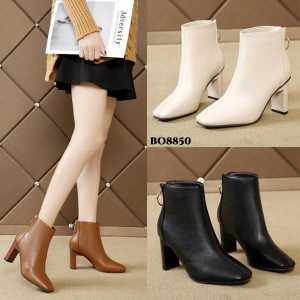 GW Sepatu Boots Heels Wanita Korea BO8850