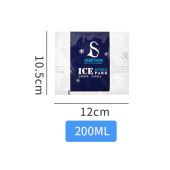 Upgraded Self-Absorb Water Reusable Ice Pack Gel Pad For Cooler Bag | Fresh Food Delivery| Sports Injury