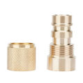 Garden Hose Quick Connect Hose Fittings Water Hose Quick Connect Garden Hose Connectors Brass Leakproof Easy Connect. 
