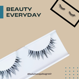 Bulu Mata Palsu Natural LUSINAN (12 PASANG) Kode 62C